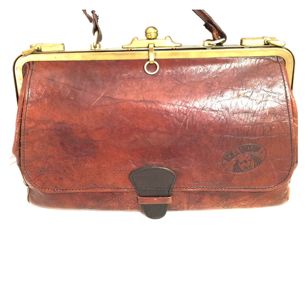 Sem il vaccaro Italian leather sachel purse